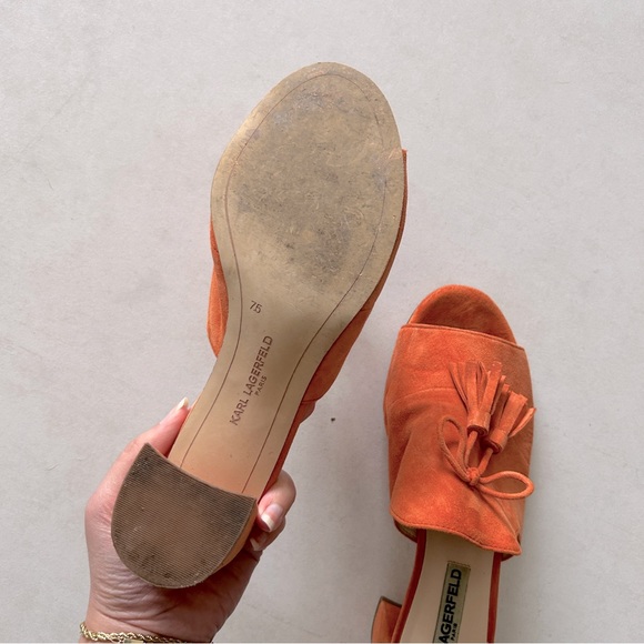 Karl Lagerfeld Block Heels 🧡 - Picture 3 of 3